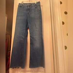 Old Navy Blue Flare Wide Leg Jeans